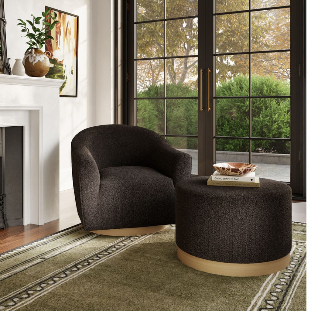 Fairmont Living Daphne Black Chair House of Isabella UK