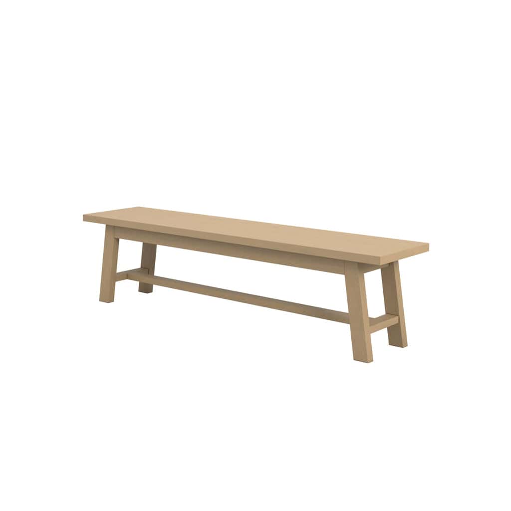 Fairmont Living Drift Latte Bench House of Isabella UK