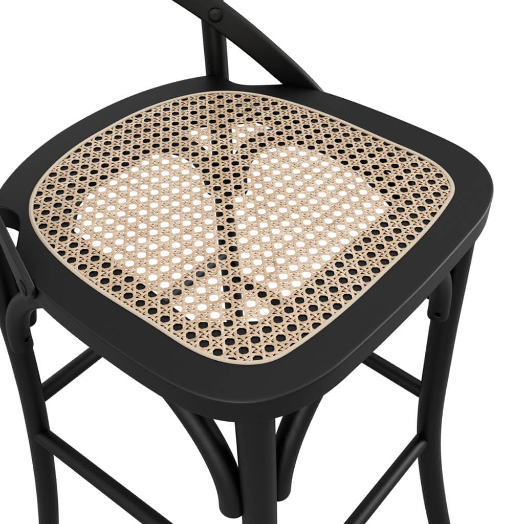 Fairmont Living Fitzroy Black Counter Stool House of Isabella UK