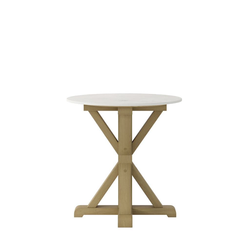 Fairmont Living Harrow Stone & Latte Side Table House of Isabella UK