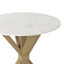 Fairmont Living Harrow Stone & Latte Side Table House of Isabella UK