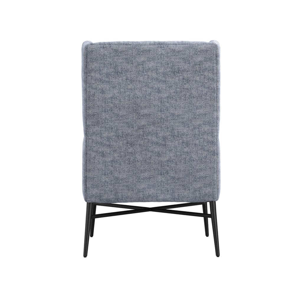 Fairmont Living Henley Navy Herringbone Chair House of Isabella UK