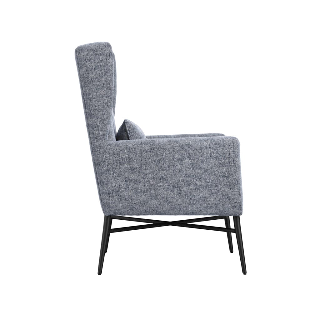 Fairmont Living Henley Navy Herringbone Chair House of Isabella UK