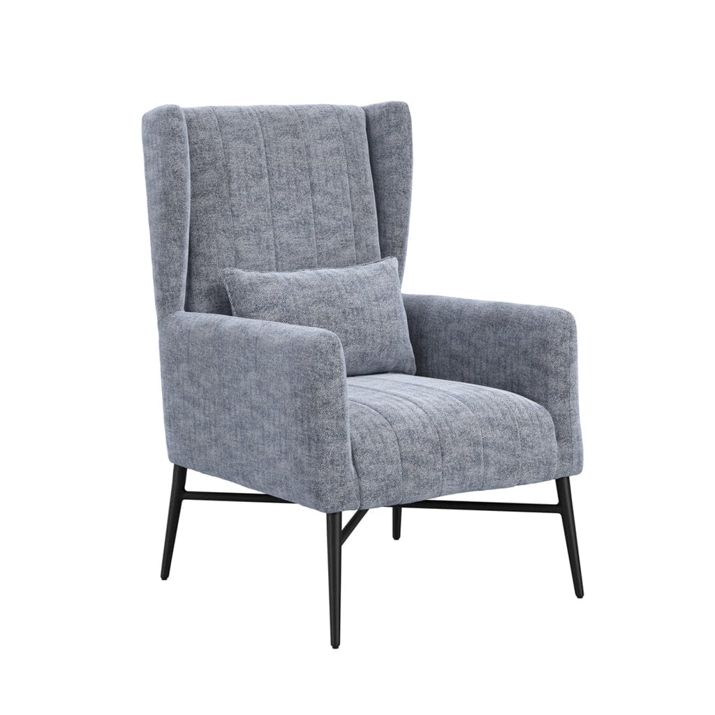 Fairmont Living Henley Navy Herringbone Chair House of Isabella UK