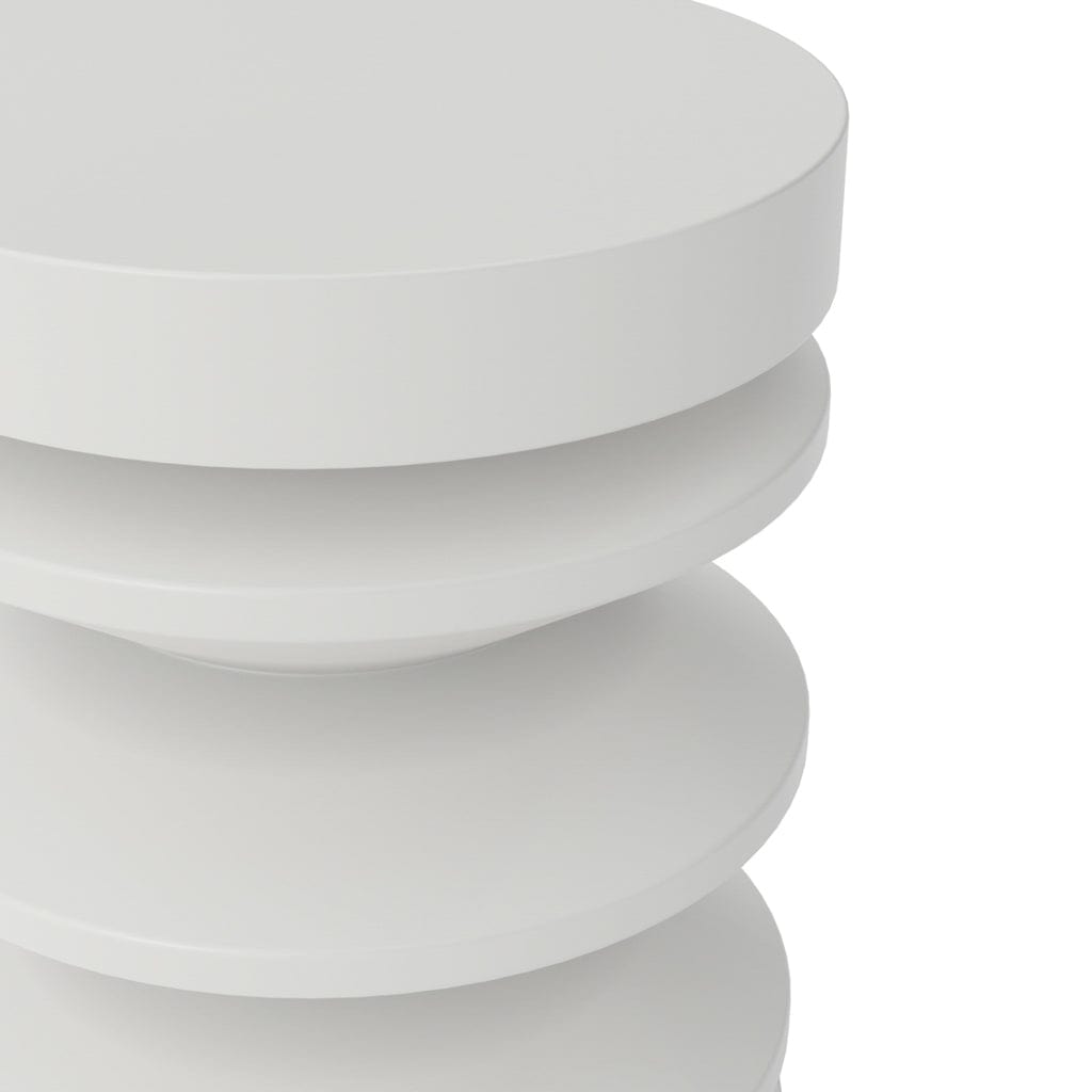 Fairmont Living Iris White Side Table House of Isabella UK