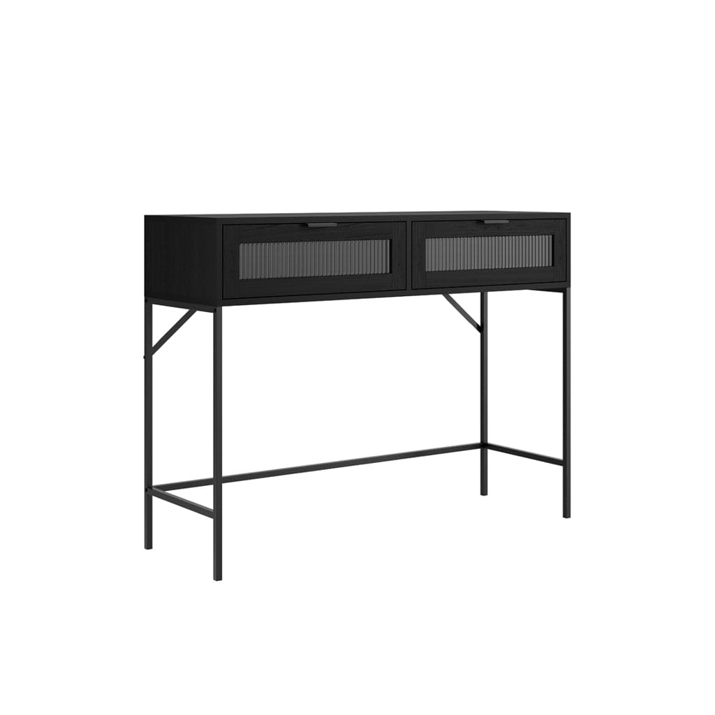 Fairmont Living Lincoln Black Console Table House of Isabella UK