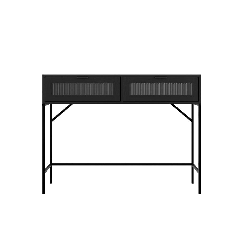 Fairmont Living Lincoln Black Console Table House of Isabella UK