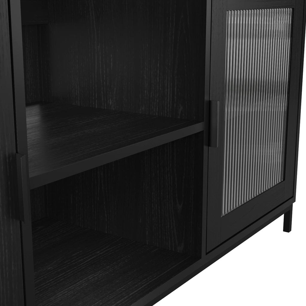 Fairmont Living Maddox Black Media Unit House of Isabella UK