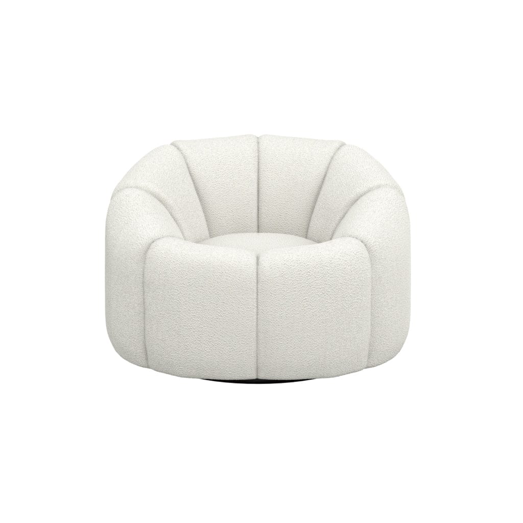 Nao Ivory Swivel Chair.
