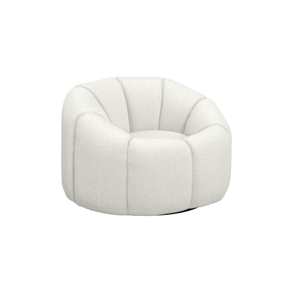Nao Ivory Swivel Chair.