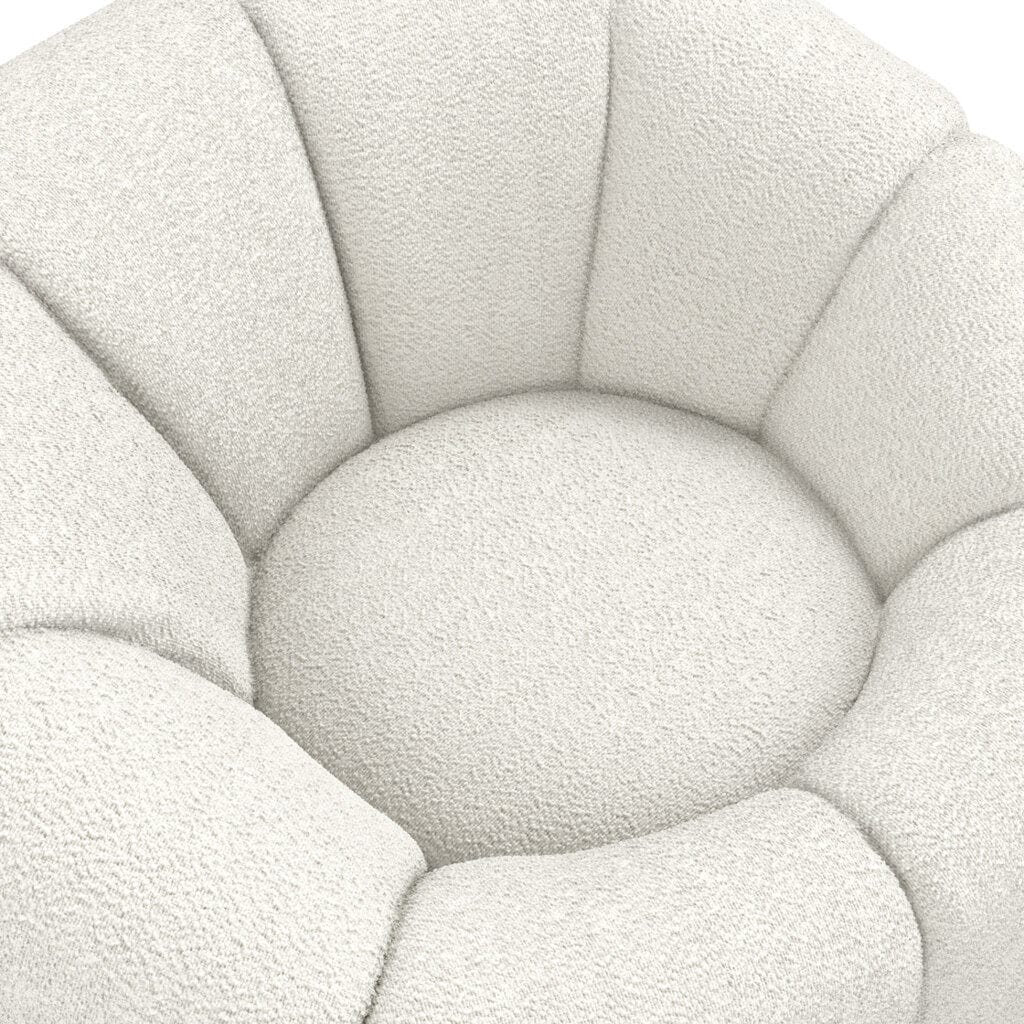 Nao Ivory Swivel Chair.