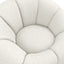 Nao Ivory Swivel Chair.
