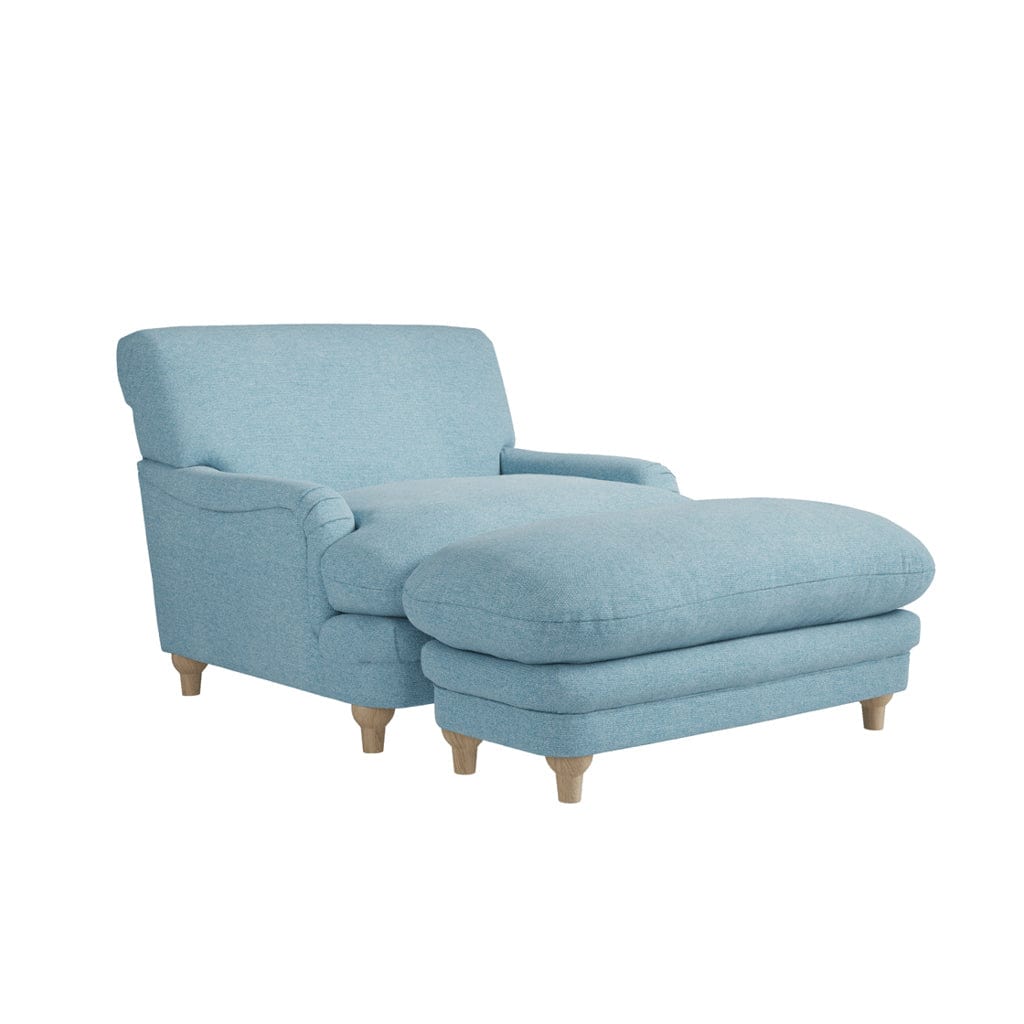 Plumpton Duck Egg Blue Footstool.