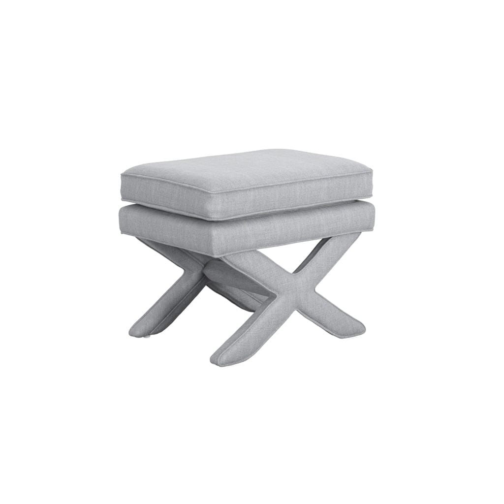 Fairmont Living Rhode Light Grey Stool House of Isabella UK