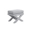 Fairmont Living Rhode Light Grey Stool House of Isabella UK