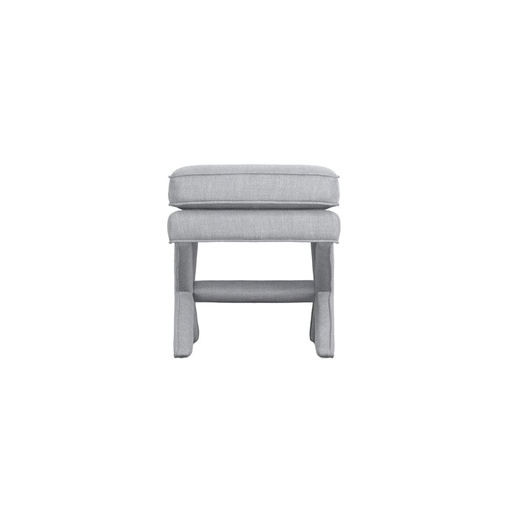 Fairmont Living Rhode Light Grey Stool House of Isabella UK
