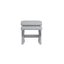 Fairmont Living Rhode Light Grey Stool House of Isabella UK