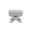 Fairmont Living Rhode Light Grey Stool House of Isabella UK