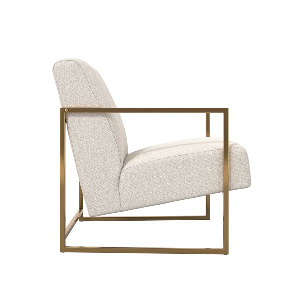 Fairmont Living Ritz Beige and Gold Chair House of Isabella UK