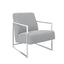 Fairmont Living Ritz Dove Grey and Silver Chair House of Isabella UK