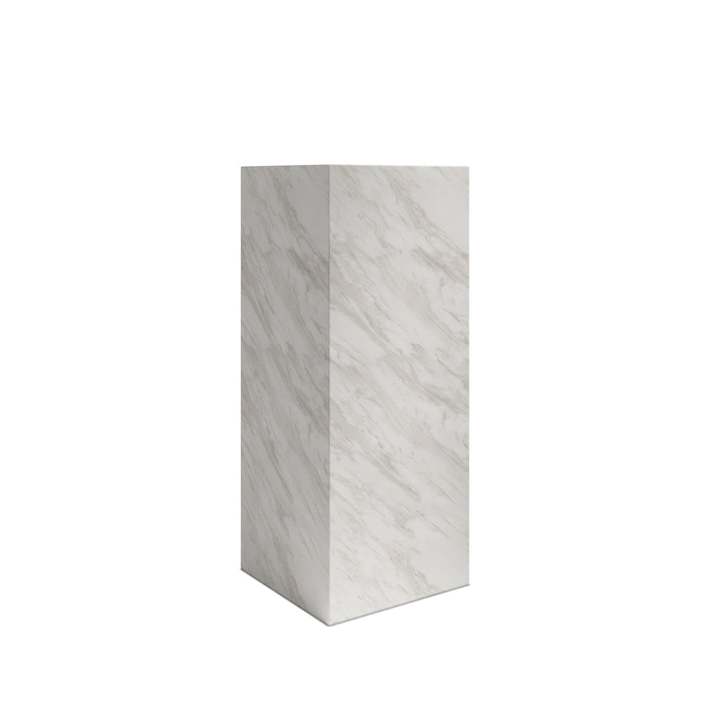 Fairmont Living Sur White Marble Large Pedestal House of Isabella UK