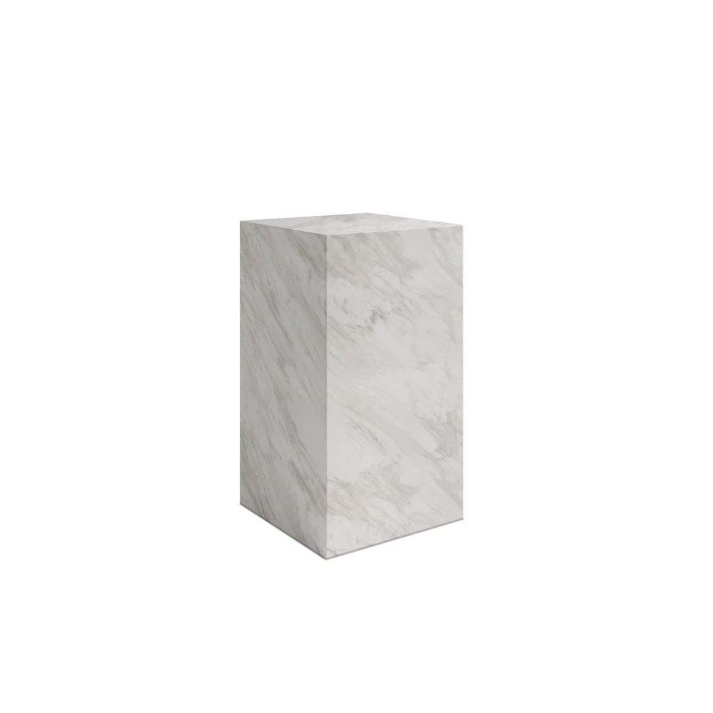 Fairmont Living Sur White Marble Small Pedestal House of Isabella UK