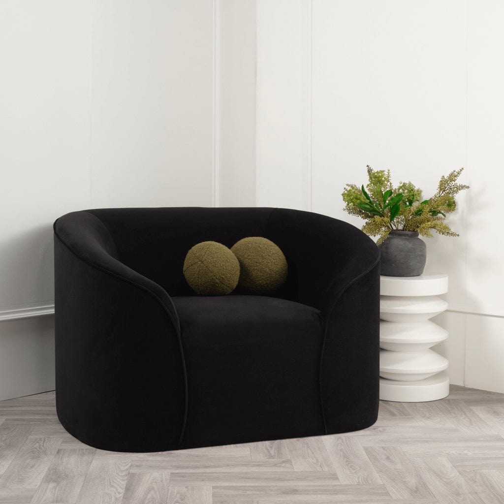 Fairmont Living Zuma Black Chair House of Isabella UK