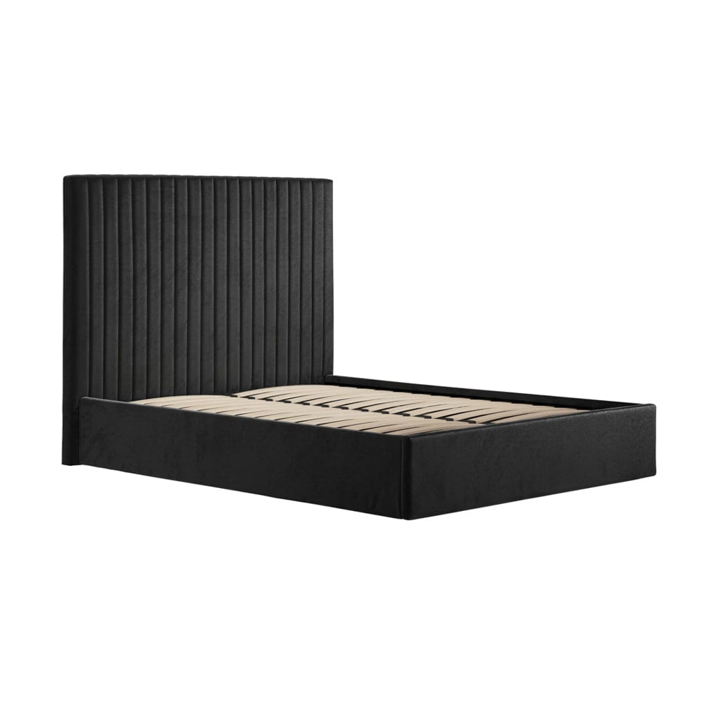Berlin Black Tall Double Bed.