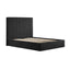 Berlin Black Tall Double Bed.