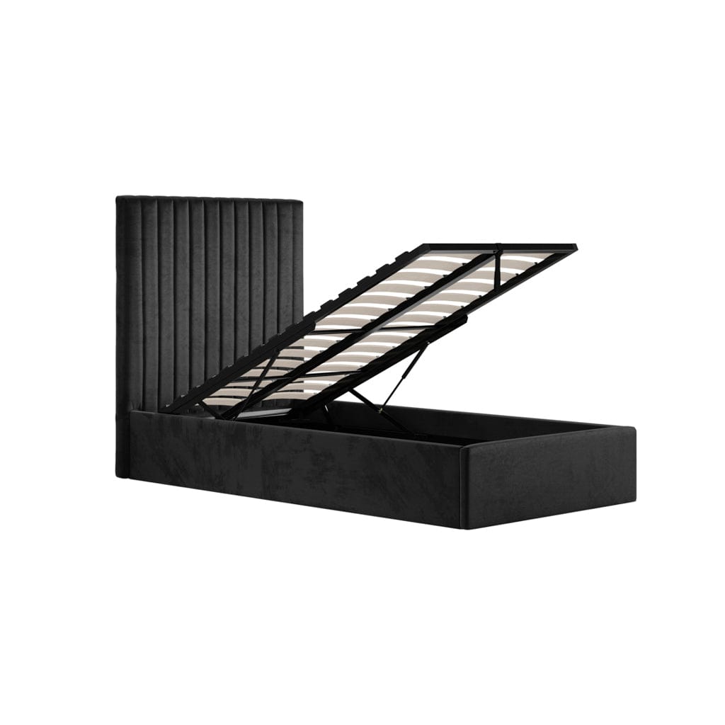 Fairmont Sleeping Berlin Black Tall Single Bed House of Isabella UK