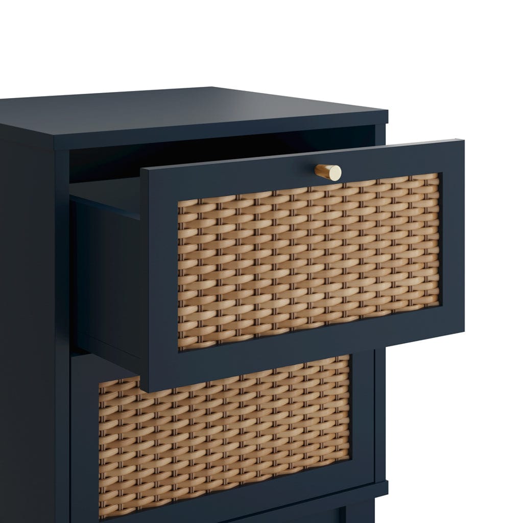 Fairmont Sleeping Bordeaux Berlin Blue Bedside Cabinet House of Isabella UK