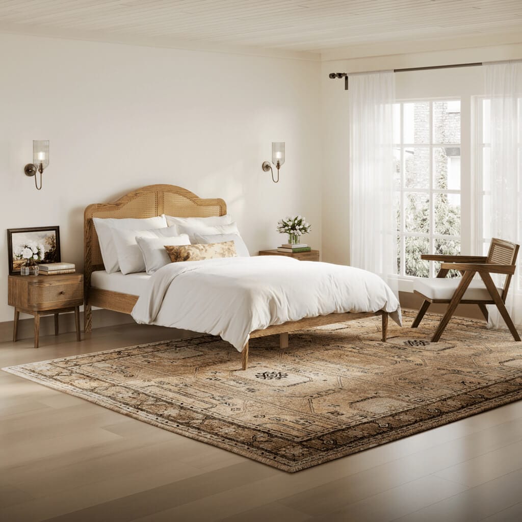 Fairmont Sleeping Claude Smoked Double Bed House of Isabella UK