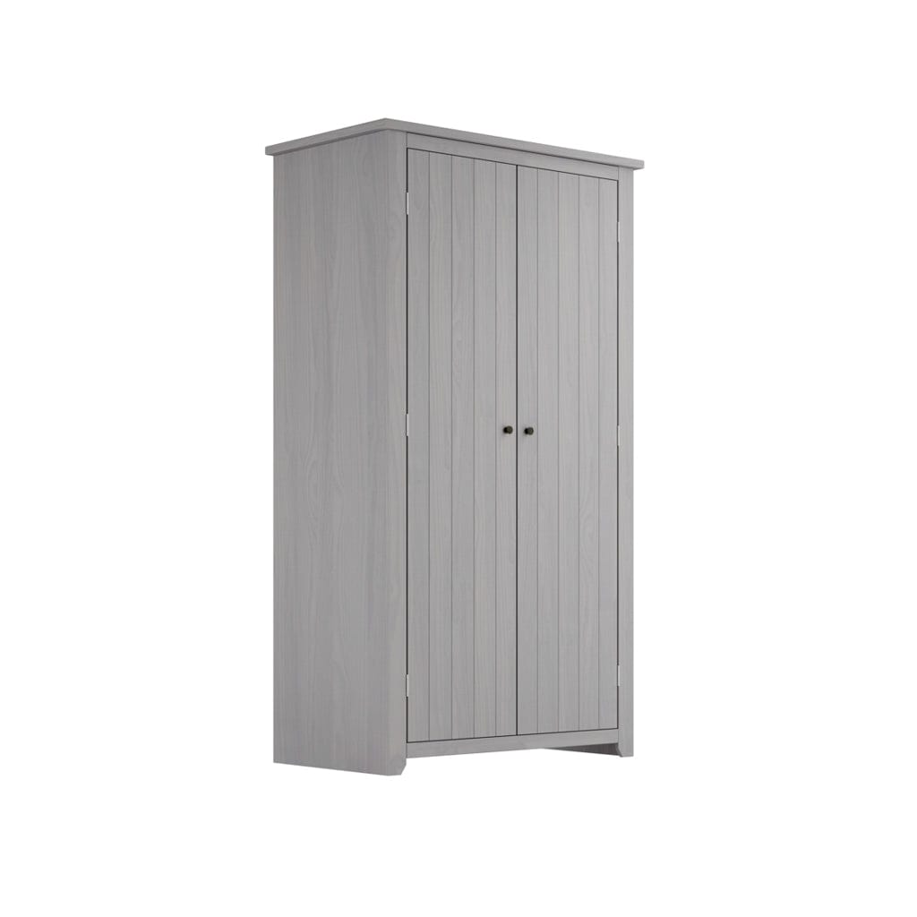 Fairmont Sleeping Havana Grey 2 Door Wardrobe House of Isabella UK