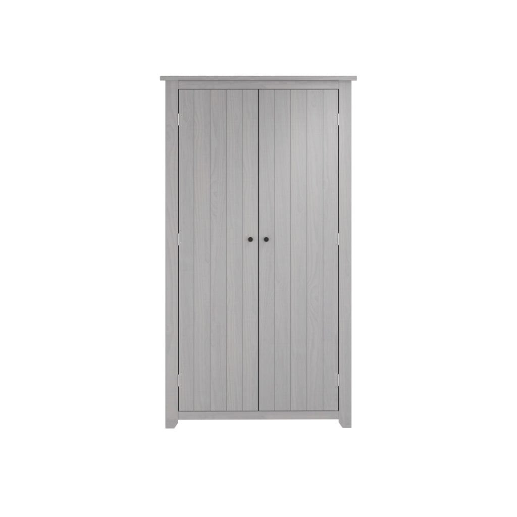 Fairmont Sleeping Havana Grey 2 Door Wardrobe House of Isabella UK