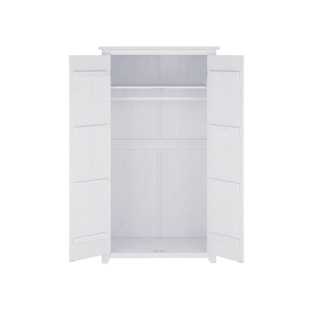 Havana White 2 Door Wardrobe.