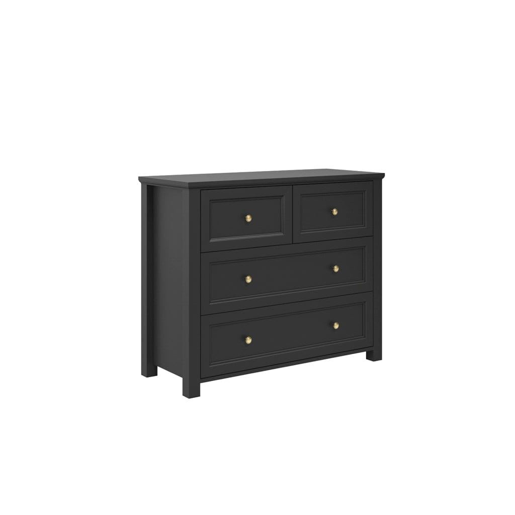Fairmont Sleeping Ives Black Chest of Drawers House of Isabella UK