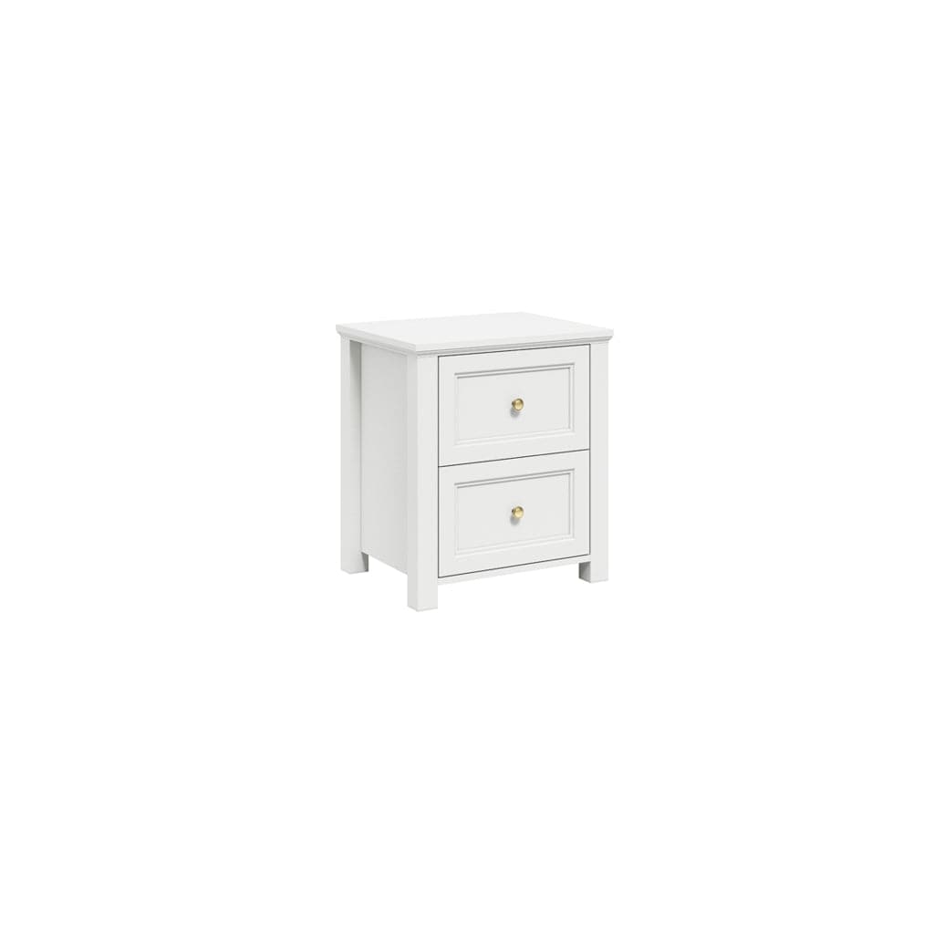 Fairmont Sleeping Ives White Bedside Cabinet House of Isabella UK