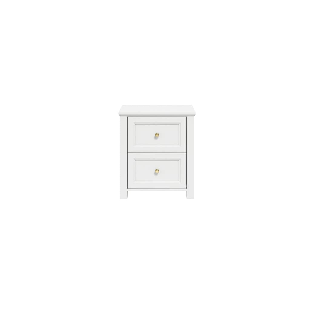 Fairmont Sleeping Ives White Bedside Cabinet House of Isabella UK