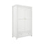 Fairmont Sleeping Ives White Double Wardrobe House of Isabella UK