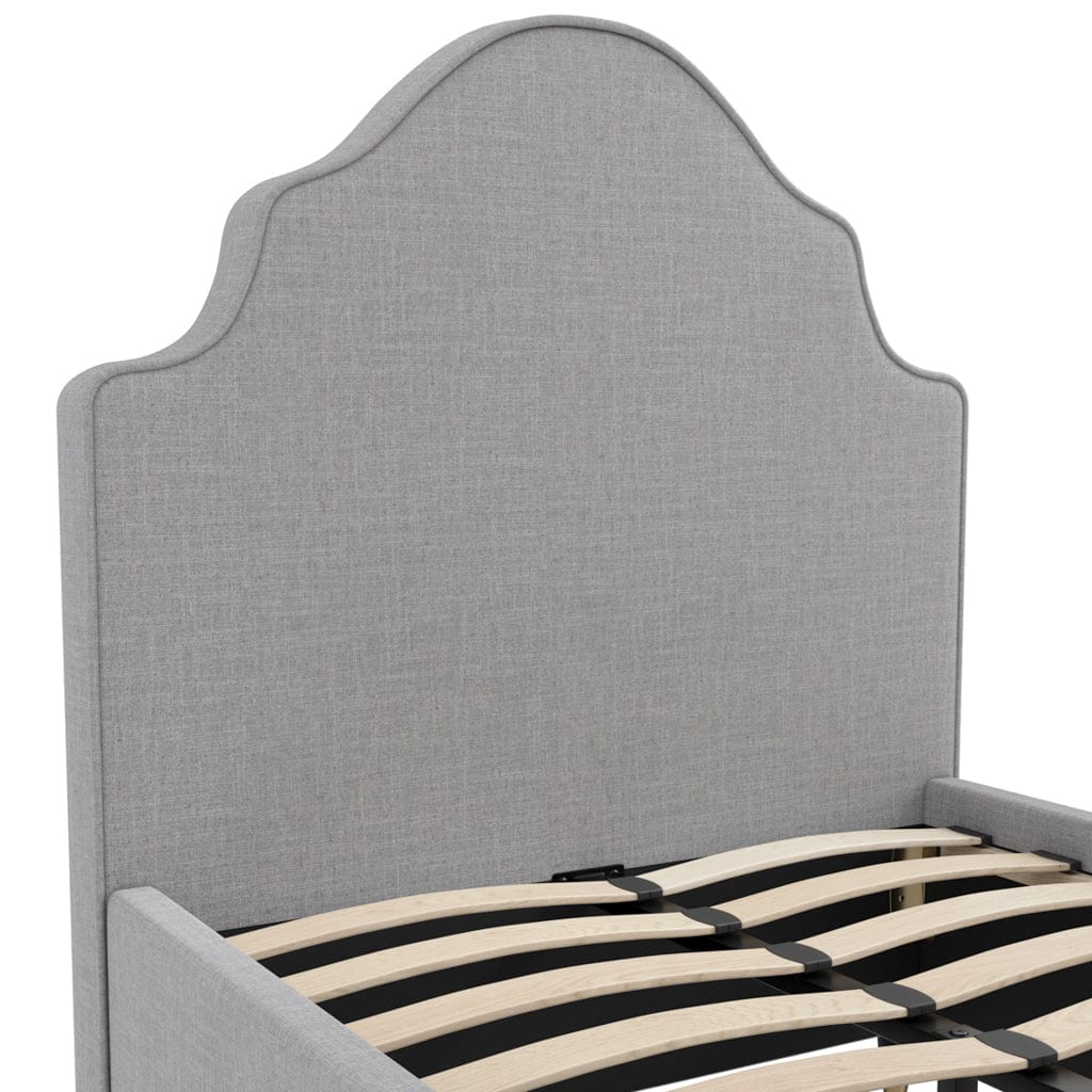 Monterey Light Grey Single Bed.