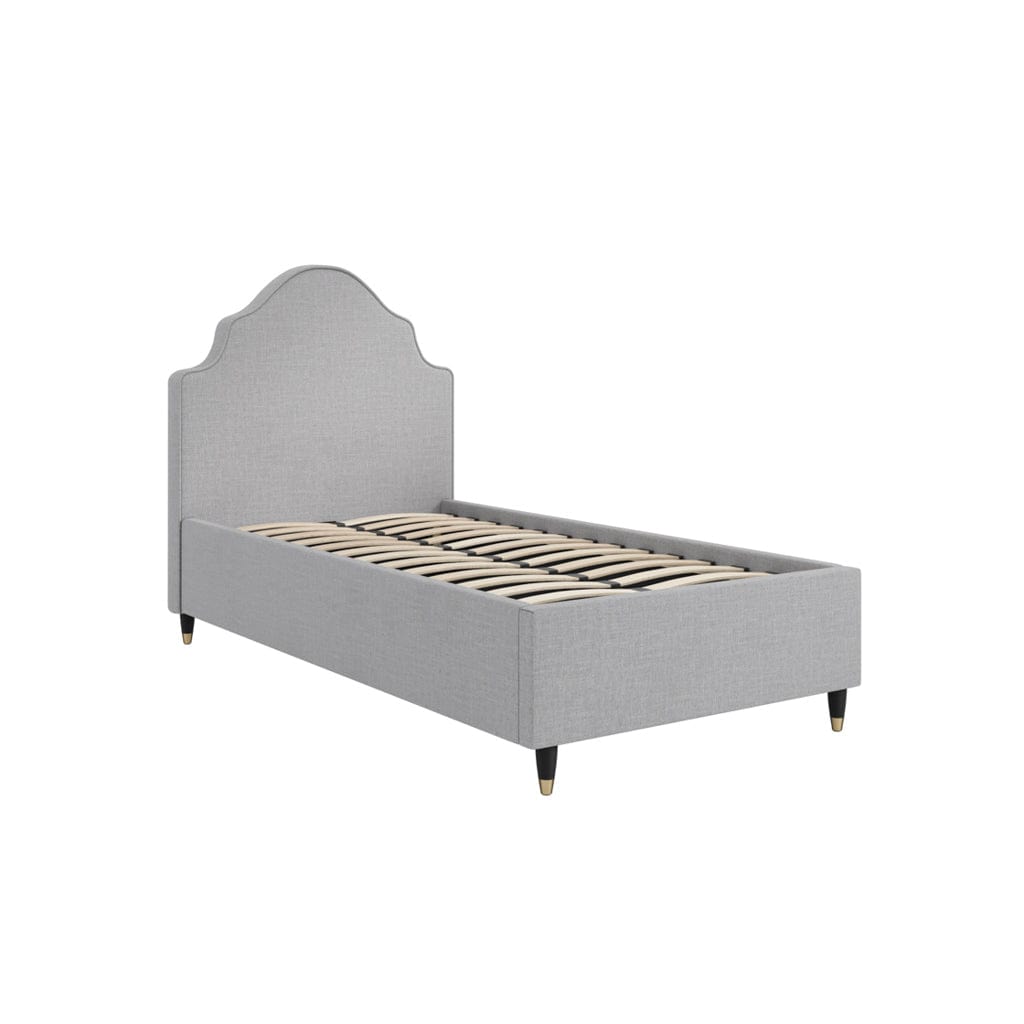 Monterey Light Grey Single Bed.