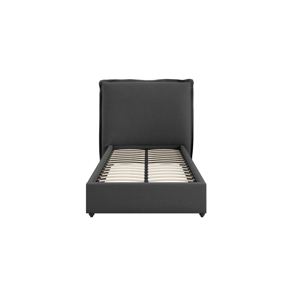 Fairmont Sleeping Sunday Deep Grey Double Bed House of Isabella UK