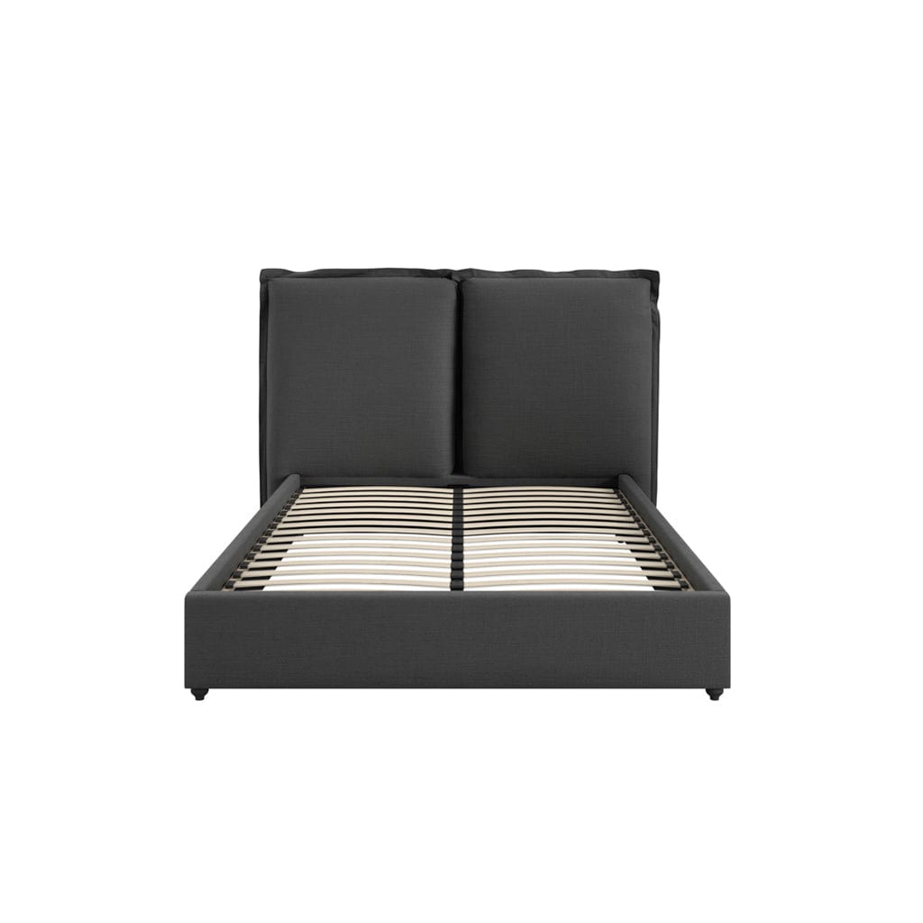 Fairmont Sleeping Sunday Deep Grey King Bed House of Isabella UK