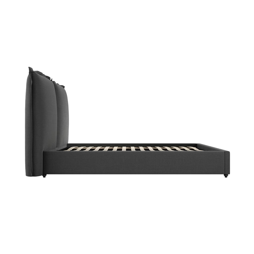 Fairmont Sleeping Sunday Deep Grey King Bed House of Isabella UK