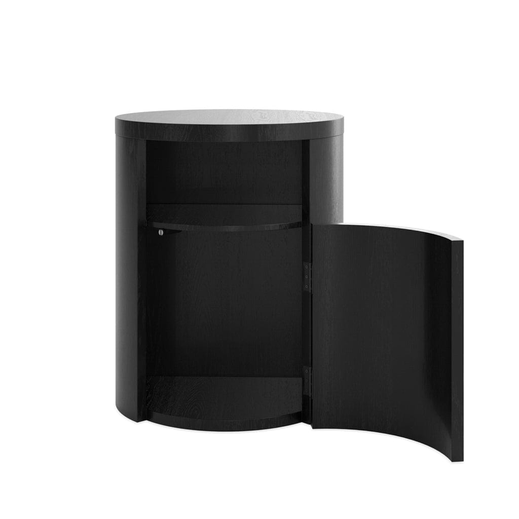 Fairmont Sleeping Yori Black Bedside Cabinet House of Isabella UK