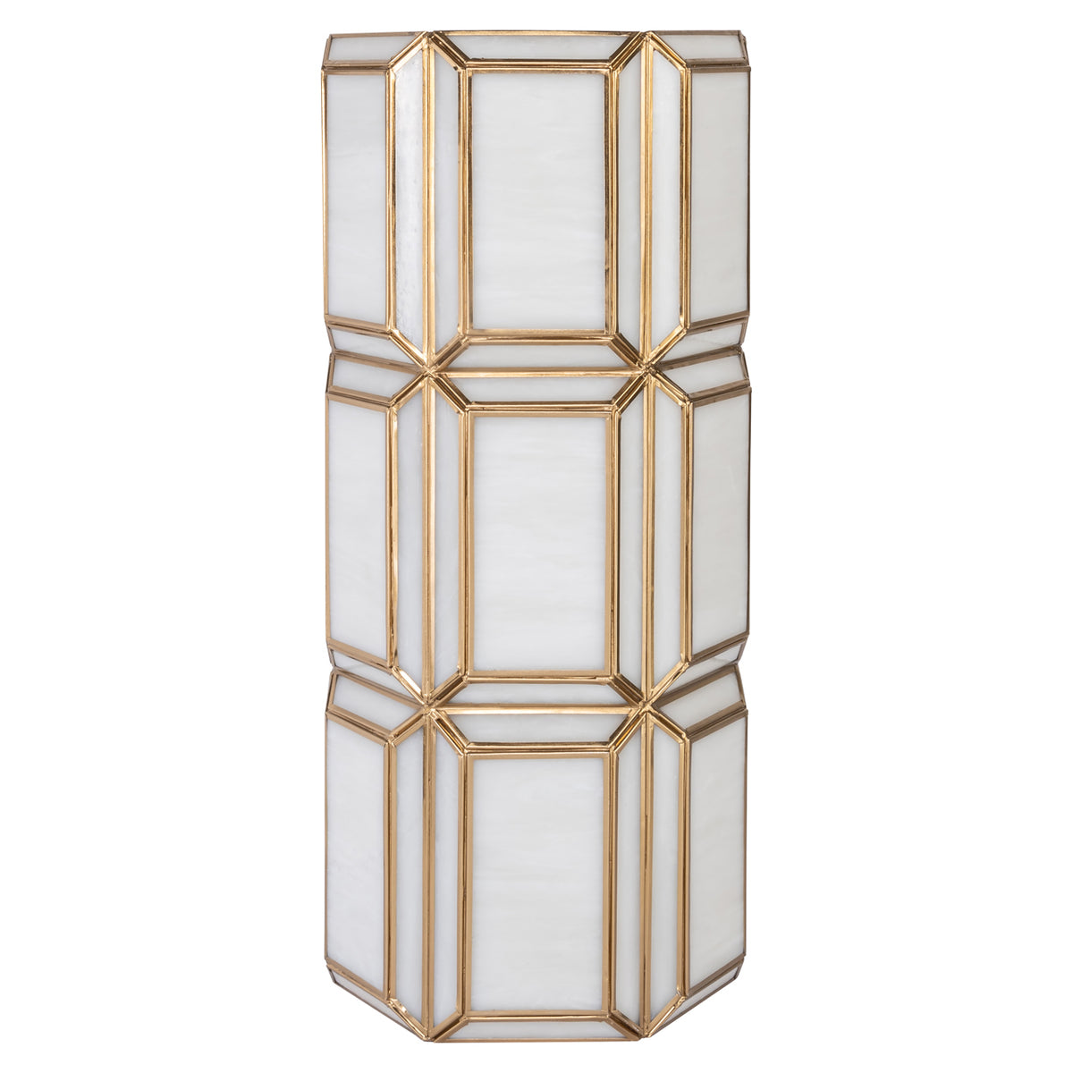 Hurricane light Emilia brass antique large