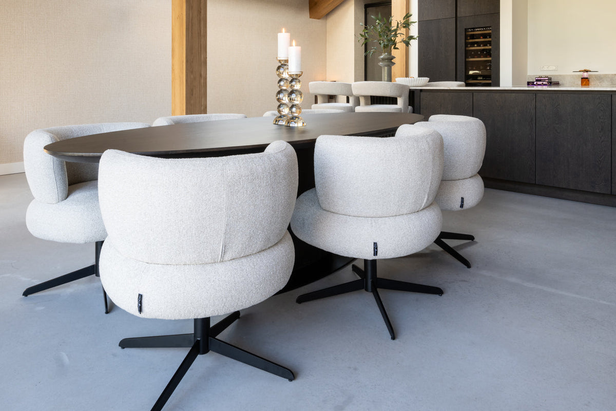 Candle holder Emie brown small