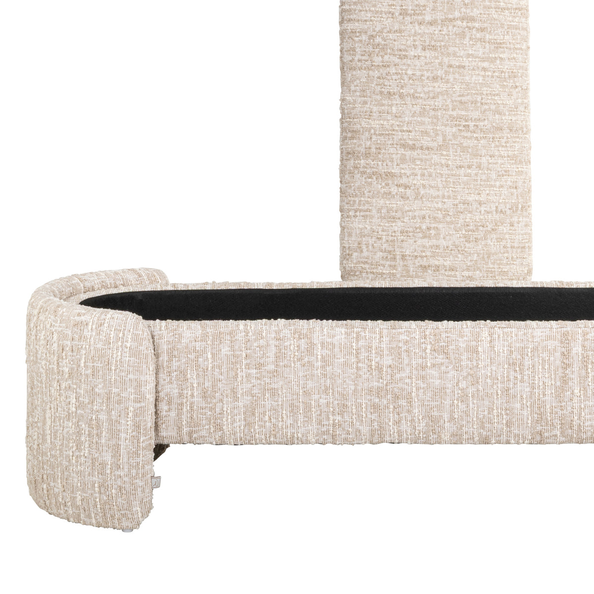 Bench Cupid beige angora with storage