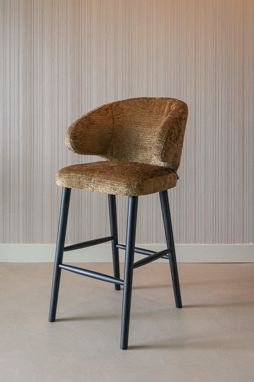 Bar stool Indigo old gold triangle