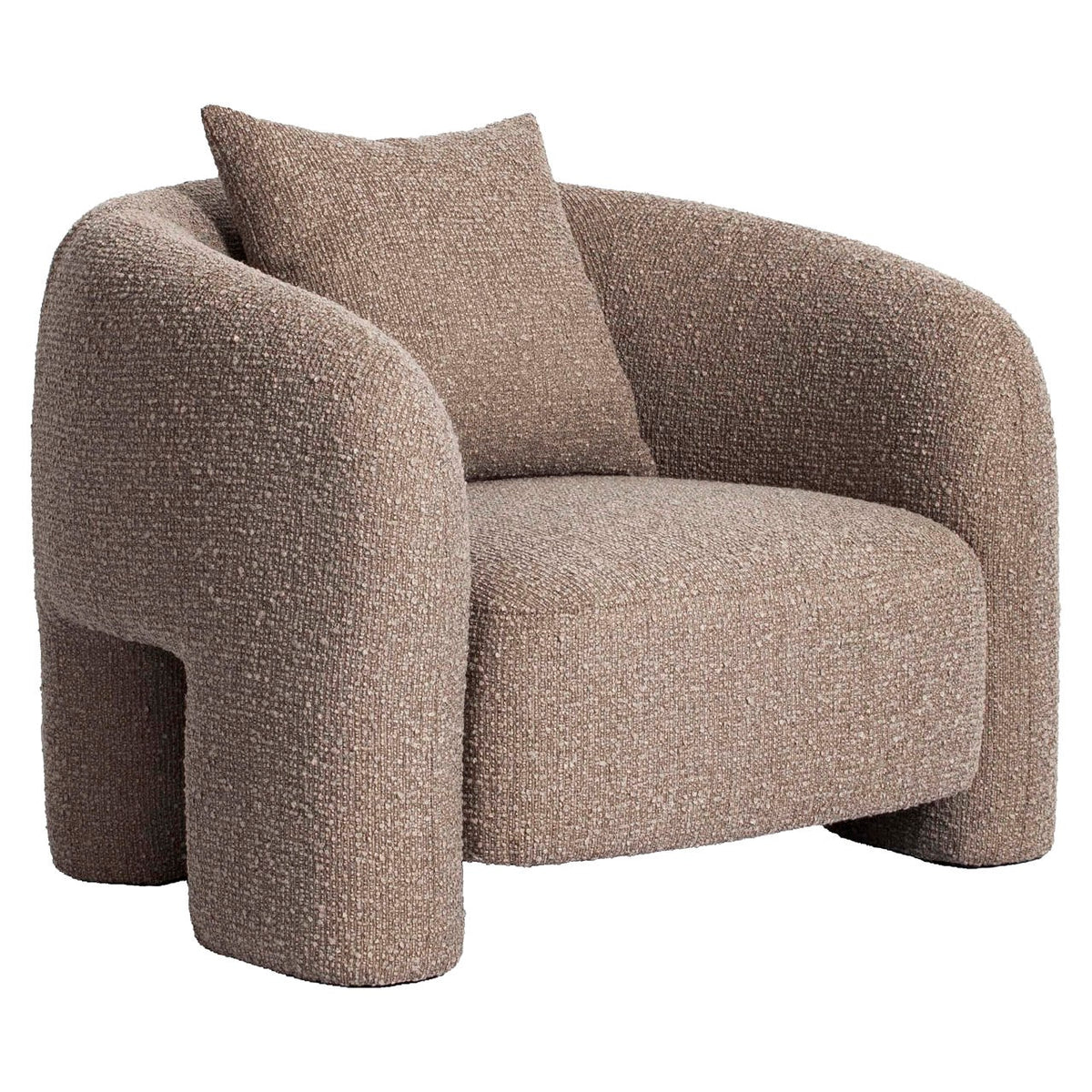 Lounge chair Tuscany mocca chunky